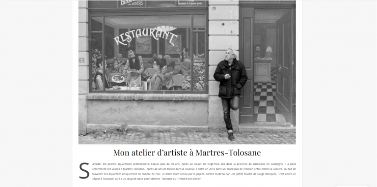 Site de l'aquarelliste Salvador Cavalle