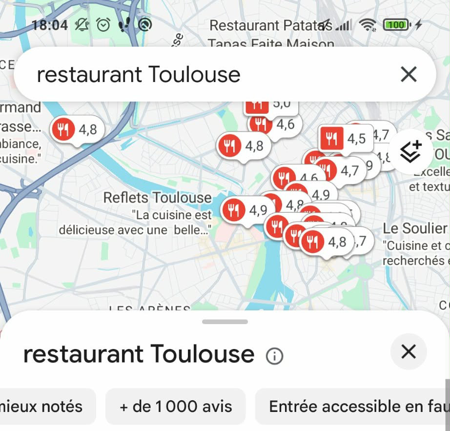 Google Maps propose maintenant un filtre sur les avis.